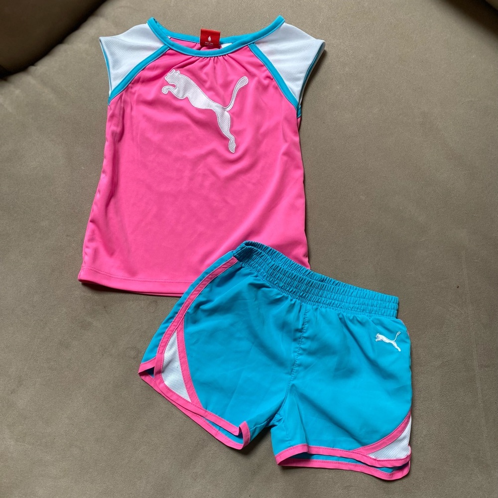 Toddler 2 Piece Puma Athletic Set